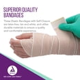 thumbnail image 5 of Dynarex Elastic Bandages with Self-Closure, Outstanding Compression and Stretch, Latex-Free Elastic Bandages with Velcro Closure,  6" x 5 yds., 1 Case of 50 Elastic Wrap Bandages (5 Boxes of 10), 5 of 7