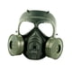 thumbnail image 3 of Máscara protectora para toda la cara, correa ajustable, máscara protectora para juegos Lente transparente verde, 3 of 7