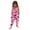 Light Pink, variant on Girls Halloween Printed Tank Top Romper Jumpsuit Harem Style Loose Fit Playwear Outfit for Toddler and Kids