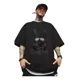 thumbnail image 1 of Playera Hombre Manga Corta Negra Camisetas Lycra Estampado, 1 of 4