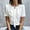 *White, variant on ClodeEU Women's Short Sleeve Crewneck Pleated Blouse with Ruffle Hem ,Business Casual Office Top Black,Women's Plus L