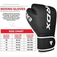 thumbnail image 5 of RDX Boxing Gloves for Men & Women | Pro Training Sparring Gloves, Maya Hide Leather Muay Thai | MMA Kickboxing, Unisex Punching Gloves with Thick Padding for Boxing 8 10 12 14 16 18 Oz, 5 of 9