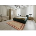 thumbnail image 4 of Ahgly Company Indoor Rectangle Traditional Brown Red Persian Area Rugs, 6' x 9', 4 of 6