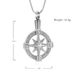 thumbnail image 5 of Vintage Nautical Compass Urn Pendant Necklace For Ashes for Unisex Cremation Pendant Memorial Urn Jewelry Keepsake Holder Necklace For Men Women, 5 of 6