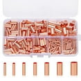 thumbnail image 1 of Kit de 250 Pcs de Ferrules de Fil Connecteurs en Cuivre 7 Tailles pour Fesses Électriques, 1 of 9