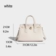 thumbnail image 1 of Bolsos de mano de cuero genuino para mujer, carteras de diseñador de lujo, bolso cruzado de hombro, alta calidad, 2024, 1 of 5