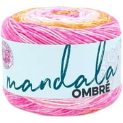 Lion Brand Mandala Ombre Yarn Serene 023032033563