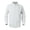 A-White43, variant on JAJAHO Men's Striped Stand Collar Shirts Button Up Shirt Long Sleeve Regular Fit Business Casual Wear Lightweight Fall Spring Trendy Tops