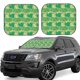 thumbnail image 1 of Balery Crocodile And Bush Parasol para parabrisas de coche de 2 piezas | Parasol plegable para parabrisas delantero de coche para la mayoría de sedanes-Small, 1 of 6