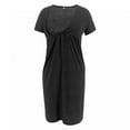 thumbnail image 4 of VALSEEL Pregnant Women Clothes V Neck Short Sleeved Maternity Breastfeeding Casual Dress, 4 of 8