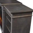 thumbnail image 4 of Real Flame Eliot 81" Grand Electric Fireplace TV Stand in Antique Gray, 4 of 9