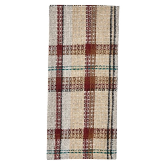 Gamekeeper Plaid 3 Dishtowels 1 Dishcloth Set - Park Designs