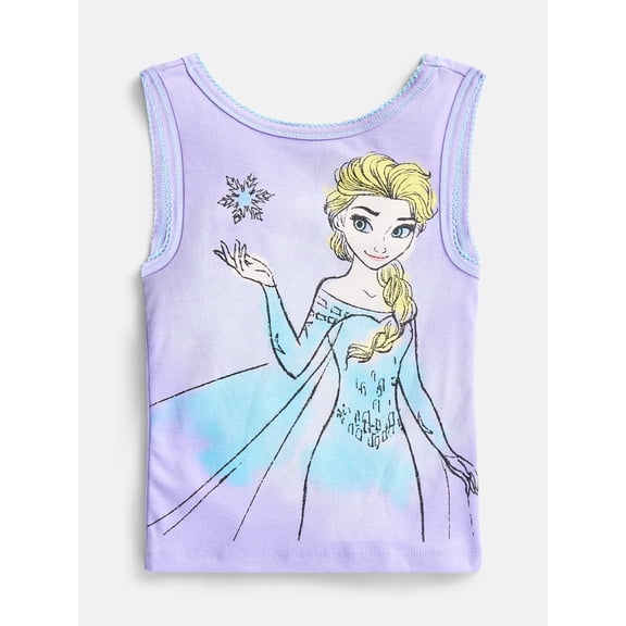 Disney Elsa Picot Edge Tank (Girls), XS to L