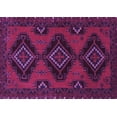 thumbnail image 1 of Ahgly Company Indoor Rectangle Persian Purple Traditional Area Rugs, 3' x 5', 1 of 4
