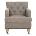 thumbnail image 2 of SAFAVIEH Colin Tufted Club Chair Taupe, 2 of 10