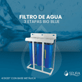 thumbnail image 3 of Filtro De Agua Para Toda La Casa 3 Etapas Big Blue 4.5" x 20" Con Base Metálica, 3 of 3