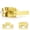 Brushed Gold-Entry with Different Keys-1, variant on Brushed Nickel Passage 1 Pack Square Interior Door Lever