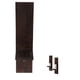 thumbnail image 3 of Portavelas De Madera Estante Para Velas Montado En La Pared Estante Multiusos Estante Colgante Con Plataforma De 9 Cm Textura De Madera Transparente Para Jarrón De Velas Botellas De Aroma Castaño Eigraketly HA021338-00, 3 of 6