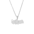thumbnail image 1 of Qarigey El collar con dijes de hip hop de acero inoxidable agrega un toque de estilo con un collar inspirado en el hip hop Ropa, zapatos y accesorios Miscelánea plata, 1 of 6