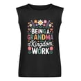 thumbnail image 5 of Being A Grandma Is Kingdom Work Men'S Muscle T-Shirt, Sleeveless, Muscle Tank Tee Top 3XL, 5 of 7