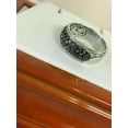 thumbnail image 4 of 2Ct Round Cut Lab Created Black Diamond Wedding Band Ring 14K White Gold Plated Sterling Silver, 4 of 5