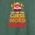 thumbnail image 3 of Inside Out - Can I Say That Curse Word - Women's Lightweight French Terry Long Sleeve Shirt, 3 of 5