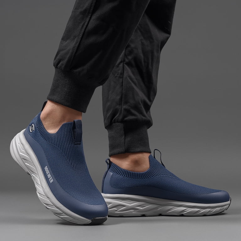 Mens Walking Shoes Slip on Lightweight Running Shoes Workout  display picture 3