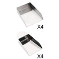 thumbnail image 1 of Herramienta De Artesanía De Abalorios De De Pala De De Acero Inoxidable 58x48 Mm+Herramienta De Artesanía De Abalorios De De Pala De De Acero Inoxidable Sunnimix none, 1 of 8