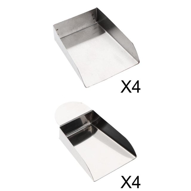 Herramienta De Artesanía De Abalorios De De Pala De De Acero Inoxidable 58x48 Mm+Herramienta De Artesanía De Abalorios De De Pala De De Acero Inoxidable Sunnimix none