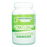 Manteniendo Tu Salud Activated Charcoal, Digestive Support, 100 Capsules