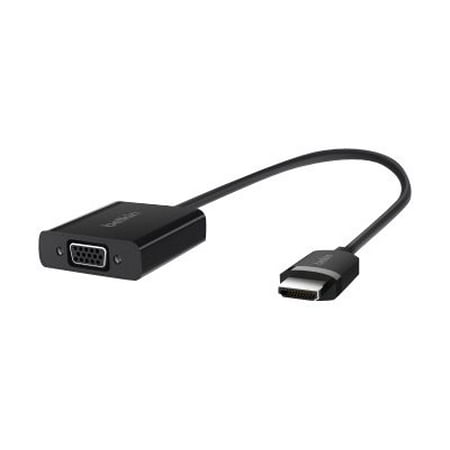 Belkin - Adapter - HDMI male to HD-15 (VGA), Micro-USB Type B female ...