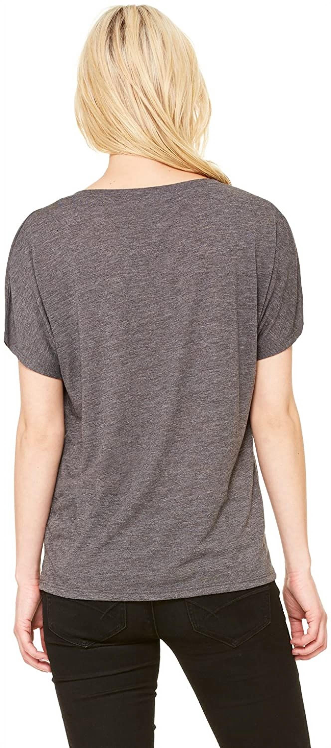 Women's Flowy Simple V-Neck T-Shirt