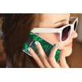 thumbnail image 4 of DistinctInk Clear Shockproof Hybrid Case for Samsung Galaxy Note 8 - TPU Bumper, Acrylic Back, Tempered Glass Screen Protector - Green Tropical Leaves, 4 of 9
