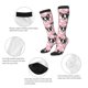 thumbnail image 3 of Fotbe French Bulldog Calcetas Divertidas Estampadas para Hombre y Mujer, Calcetas de Algodón hasta la Rodilla para Caminar, Correr, Enfermería y Embarazo, 3 of 6