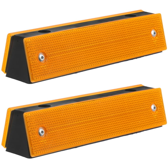 2pcs Road Reflective Markers Sidewalks Road Delineator Roadway Reflectors