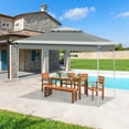 thumbnail image 7 of AVAWING 11x11 ft Outdoor Pop-up Canopy, Party Tent, Patio Wedding Tent, Gray & White, 7 of 7