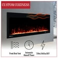 thumbnail image 4 of Northwest 42 Inch Wall Mounted Fireplace Hearter - Electric Fireplace with Remote and Fire Crackling Sounds, 4 of 9