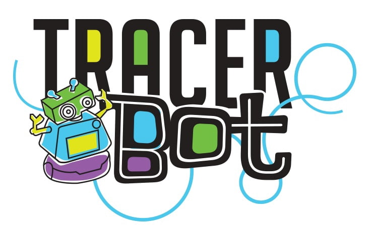 MUKIKIM Tracerbot - Red – Mini Inductive Robot That Follows The Black Line You Draw. Fun, Educational, & Interactive Stem Toy with Limitless Ways to Play! Promotes Logic & Creativity Training
