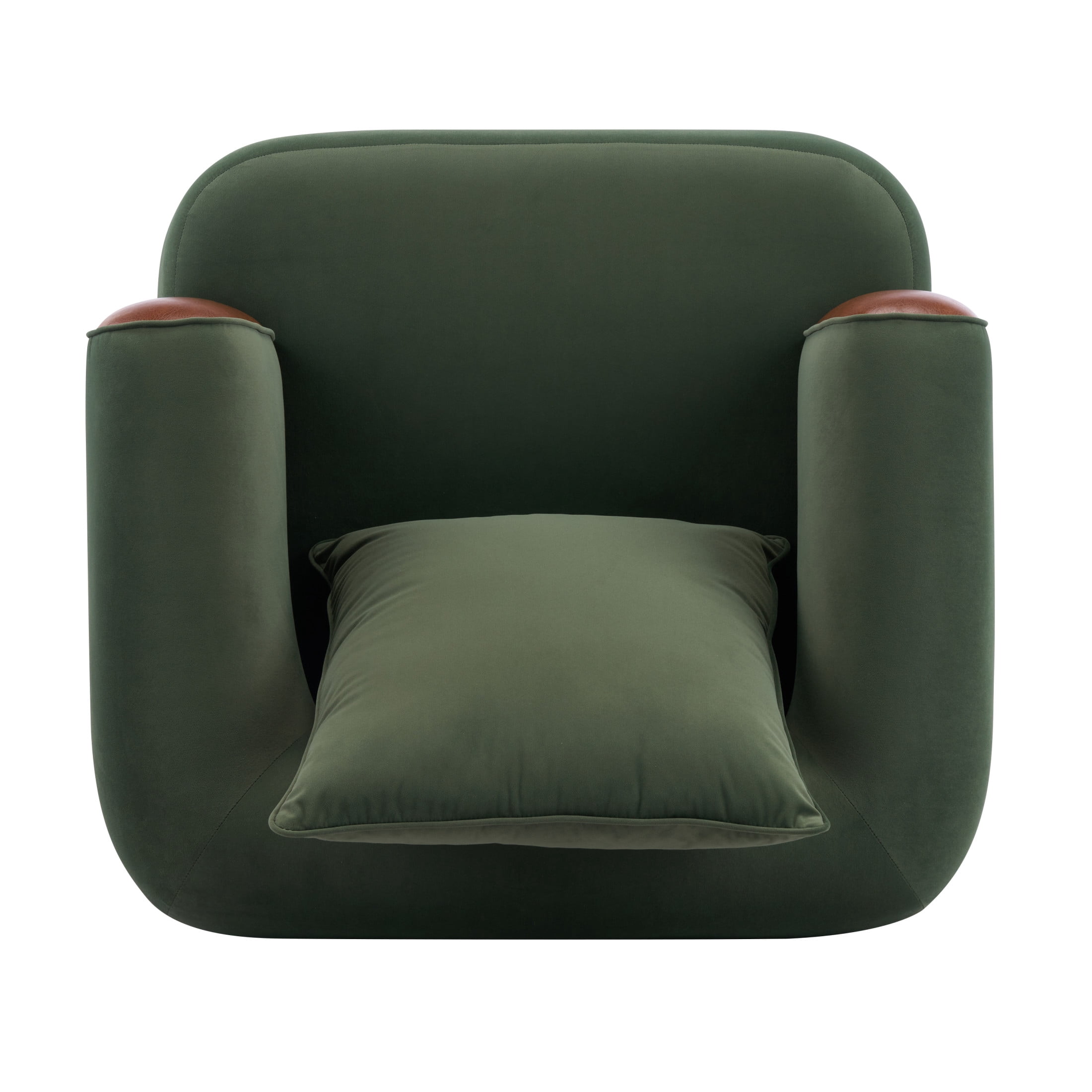 Christopher Knight Home Indoor Armchair with Wrap-Around Back and Accent Pillow, Sage