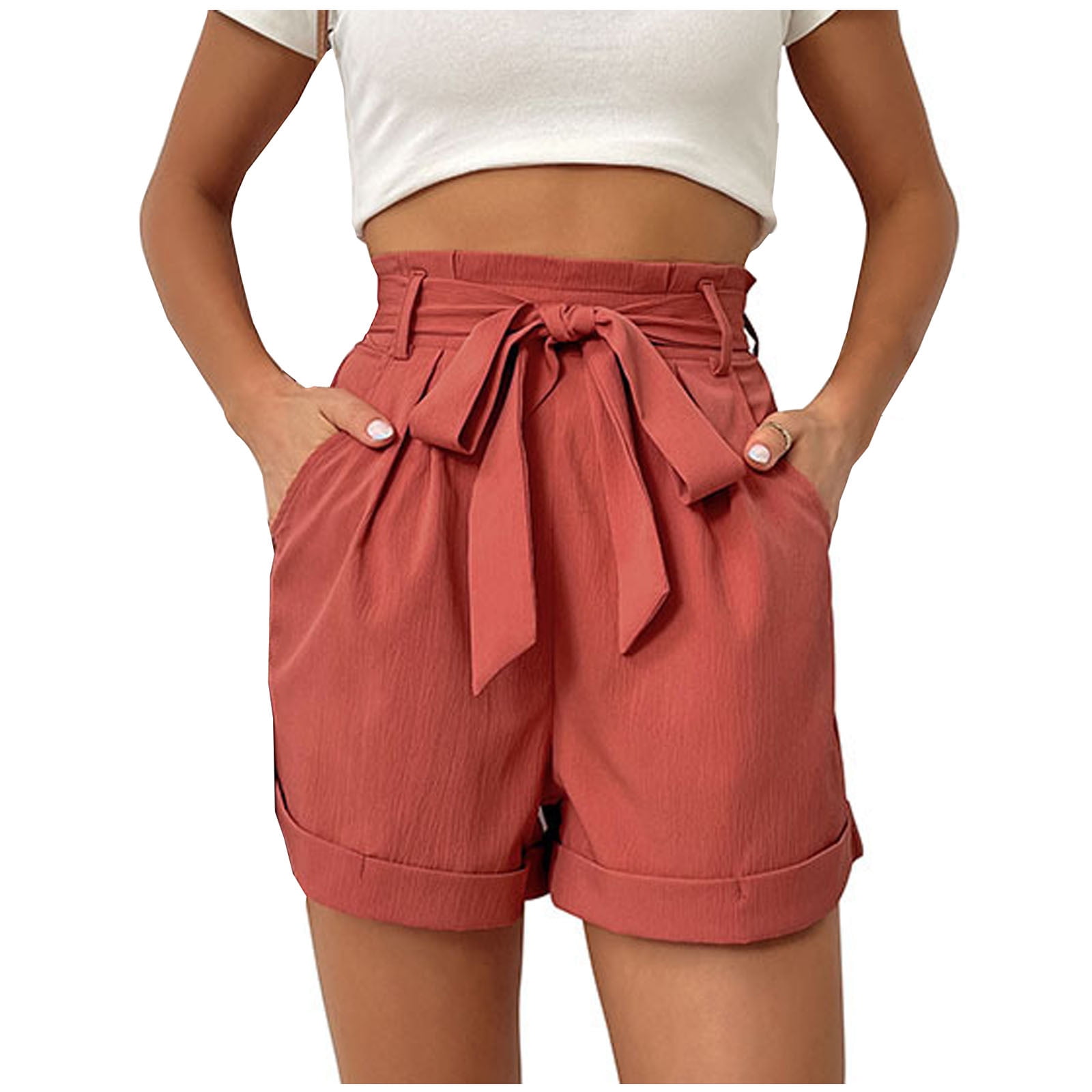 High waisted summer shorts online