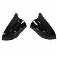 thumbnail image 3 of Rearview Wing Mirror Cap,2 Pcs Gloss Black Wing Mirror Housing Rearview Mirror Cap True to Its Promise, 3 of 7