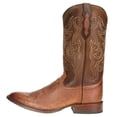 thumbnail image 4 of Tony Lama Boot Company Mens  Patron  Smooth Ostrich 13 Walnut Tundra Top Cowboy Boots 9.5 Wide Saddle, 4 of 5