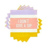 Cakewalk I Don't Give a Sip Cocktail Napkin