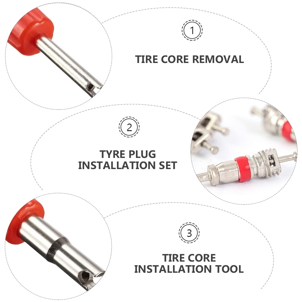 UPKOCH 1Set Tire Core Removers Assorted Color Vehicle Maintenance Off-Road Vehicle Owners