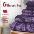 thumbnail image 2 of Deep Pocket 6 Piece Bed Sheet Set 1800 Series Microfiber Comfort  Sheets, 2 of 16
