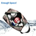 thumbnail image 6 of Goofa Tropical Summer Palm Printed Toiletry Bag with Handle,Large Capacity Travel Makeup Cosmetic Bag for Women, Carry on Airport Airline Compliant Bag, 6 of 9