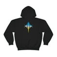 thumbnail image 3 of Blue/Yellow Cross Hoodie, 3 of 9