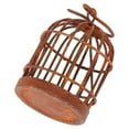 thumbnail image 4 of Iron Mini Bird Cage for Decorative Use Bring Joy to DIY Micro Landscaping Art 1PC Brown, 4 of 8