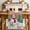 Green Brown, variant on Merry Christmas Table Runner 90 Inches Long Farmhouse Dress Scarves, Rustic Xmas Tree Elk Blue Snowman Snowflake Dining Tablerunner for Coffee Table/Kitchen Island/Party Décor, 13" x 90"