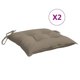 thumbnail image 3 of Cojines para Sillas Casafoyer 2 piezas Taupe 50x50x7 cm Tela, 3 of 4